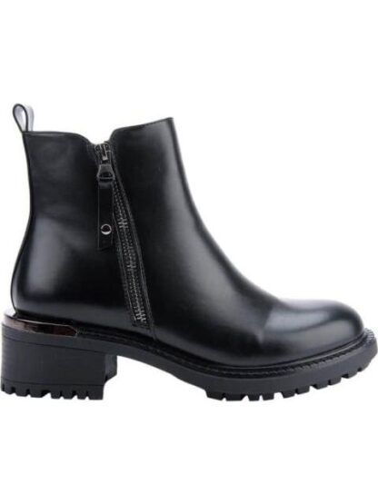 BOTA CON CIERRE SUELA TRACK NEGRO GOODYEAR