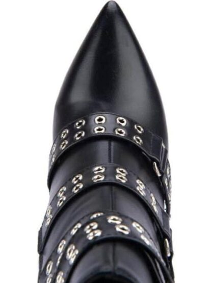 BOTA CON ESTOPEROLES NEGRO BELINDA PEREGRIN - Image 2