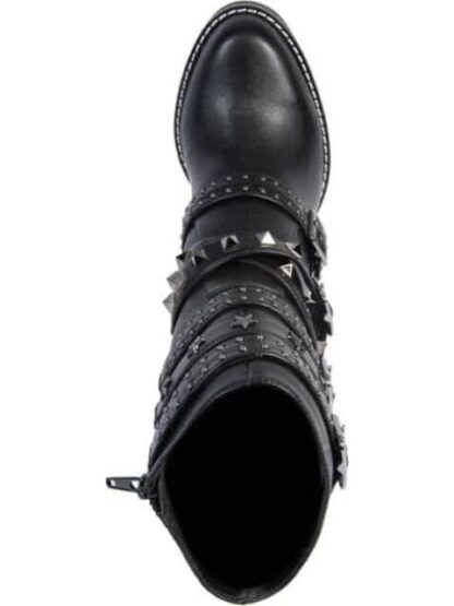 BOTA CON ESTOPEROLES PLATAFORMA TRACK NEGRO BELINDA PEREGRIN - Image 3