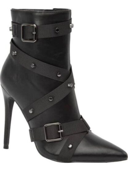 BOTA CON ESTOPEROLES TACON ALTO NEGRO THALIA SODI - Image 2