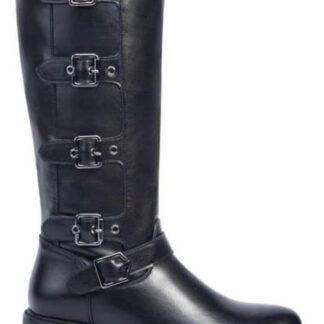 BOTA CON HEBILLAS TACON BAJO NEGRO TIERRA BENDITA