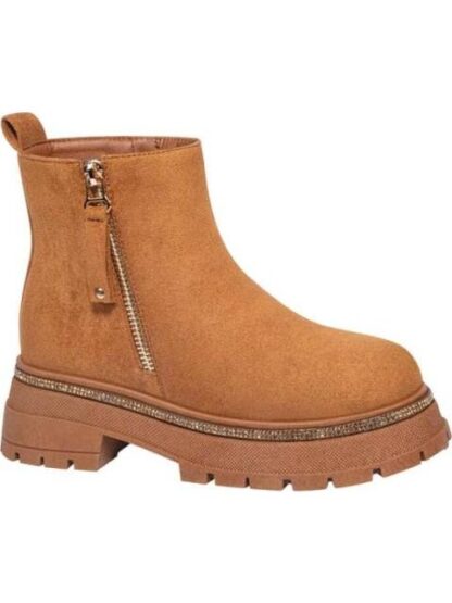 BOTA CON PEDRERIA CAMEL VIVIS SHOES KIDS - Image 2