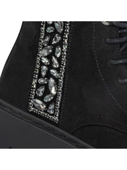 BOTA CON PEDRERIA NEGRO VIVIS SHOES KIDS - Image 6
