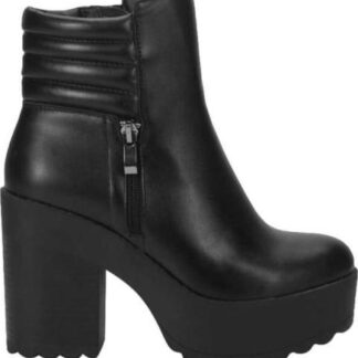 BOTA CON PLATAFORMA SUELA TRACK NEGRO TIERRA BENDITA