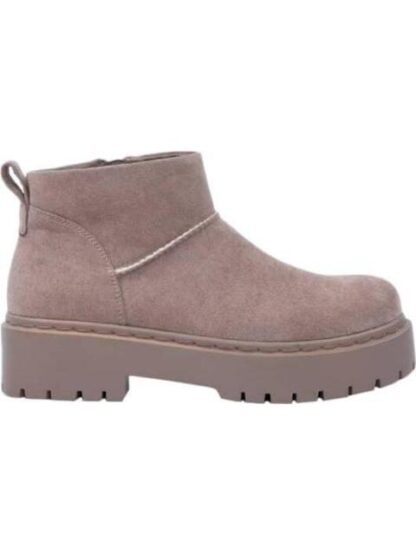 BOTA CON PLATAFORMA TAUPE TIERRA BENDITA