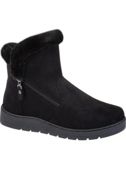 BOTA CONFORT FORRO PELUCHE NEGRO SHOSH - Image 2