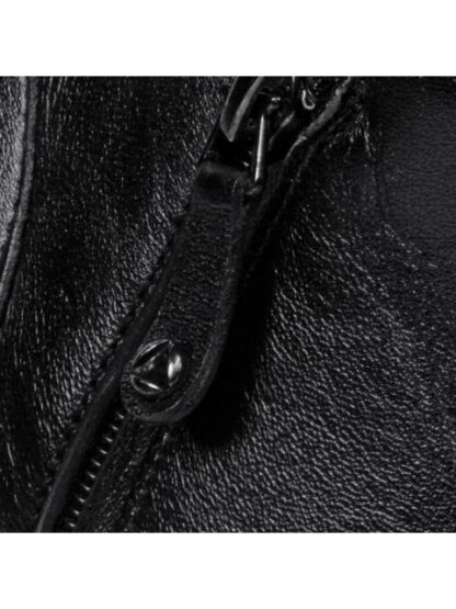 BOTA CONFORT PIEL DE BORREGO NEGRO CALZADO PAZSTOR - Image 6