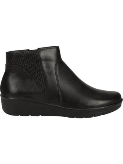 BOTA CONFORT PIEL DE BORREGO NEGRO CALZADO PAZSTOR
