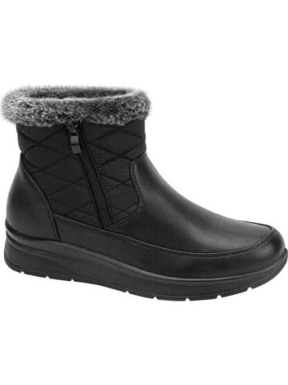 BOTA CONFORT FORRO PELUCHE NEGRO SHOSH - Image 2