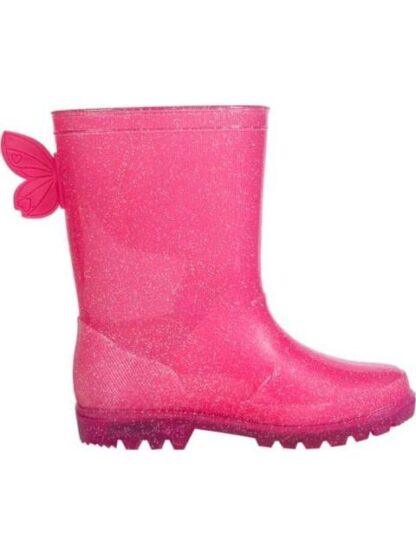BOTA DE LLUVIA MARIPOSA ROSA VIVIS SHOES KIDS