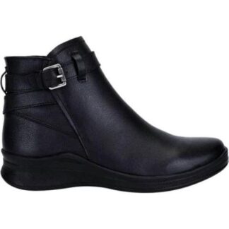 BOTA DE PIEL PISO NEGRO SHOSH CONFORT