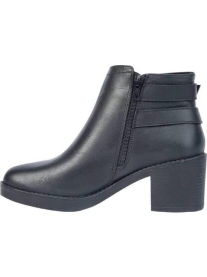 BOTA DE PIEL VACUNO CON HEBILLAS NEGRO VIVIS SHOES - Image 5