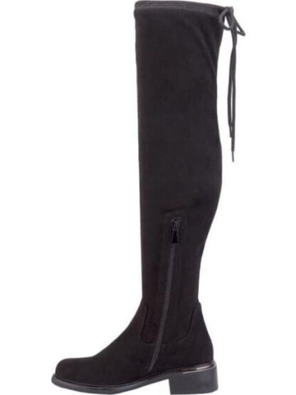 BOTA EXTRA LARGA ANTE STRETCH TACON PLACA NEGRO TIERRA BENDITA - Image 4