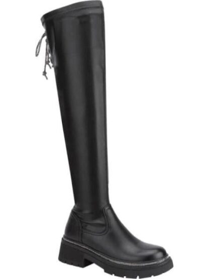 BOTA EXTRA LARGA STRETCH NEGRO TIERRA BENDITA - Image 2