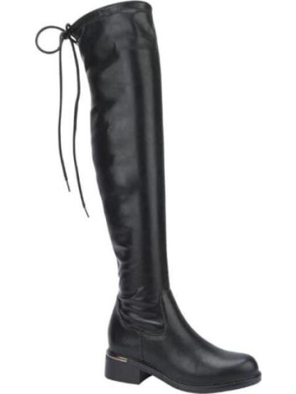 BOTA EXTRA LARGA STRETCH NEGRO TIERRA BENDITA - Image 2