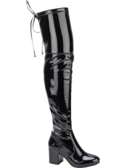BOTA EXTRA LARGA STRETCH NEGRO YAELI - Image 2