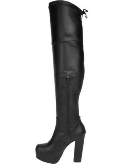 BOTA EXTRA LARGA STRETCH NEGRO YAELI FASHION - Image 5