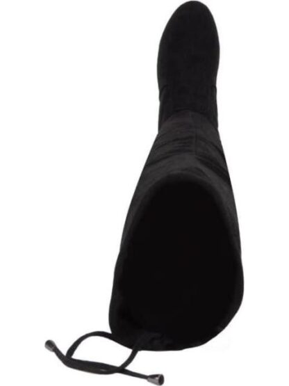 BOTA EXTRA LARGA TACON ANCHO NEGRO YAELI - Image 3