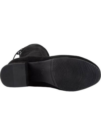 BOTA EXTRA LARGA TACON ANCHO NEGRO YAELI - Image 4