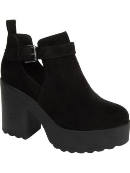 BOTA GAMUZA CON PLATAFORMA NEGRO TIERRA BENDITA - Image 2