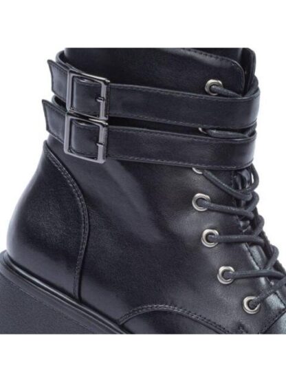 BOTA HEBILLAS CON PLATAFORMA NEGRO VI LINE - Image 6