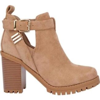BOTA HEBILLAS METALICAS BEIGE TIERRA BENDITA