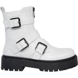 BOTA HEBILLAS SUELA TRACK BLANCO GOODYEAR