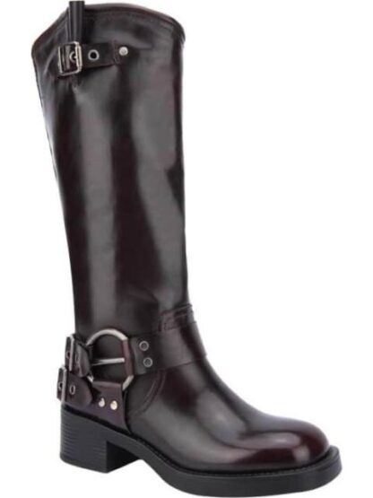 BOTA HEBILLAS TACON BAJO VINO GOODYEAR - Image 2