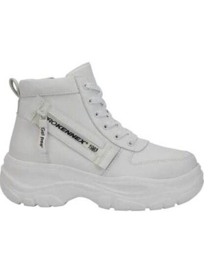 BOTA HIKER CON PLATAFORMA BLANCO PROKENNEX