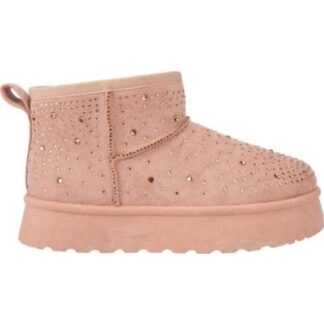 BOTA INVERNAL CON PEDRERIA ROSA VIVIS SHOES KIDS