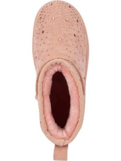 BOTA INVERNAL CON PEDRERIA ROSA VIVIS SHOES KIDS - Image 3