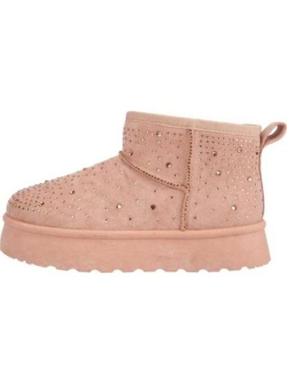 BOTA INVERNAL CON PEDRERIA ROSA VIVIS SHOES KIDS - Image 5
