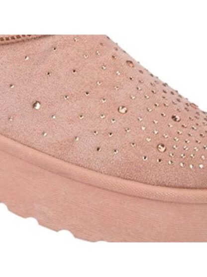 BOTA INVERNAL CON PEDRERIA ROSA VIVIS SHOES KIDS - Image 6