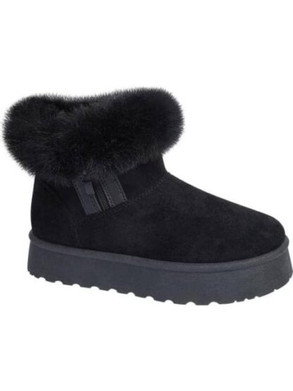 BOTA INVERNAL PELUCHE NEGRO VIVIS SHOES KIDS - Image 2