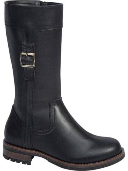 BOTA LARGA DE PIEL NEGRO VIVIS SHOES KIDS - Image 2