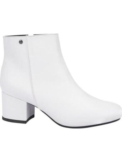 BOTA LISA TACON CUADRADO BLANCO YAELI - Image 2