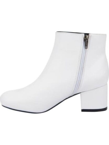 BOTA LISA TACON CUADRADO BLANCO YAELI - Image 4