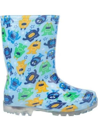 BOTA LLUVIA CON LUCES AZUL SCHATZ KIDS