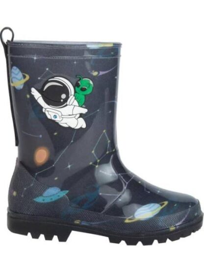 BOTA LLUVIA CON LUCES NEGRO SCHATZ KIDS