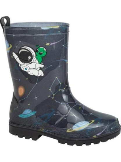 BOTA LLUVIA CON LUCES NEGRO SCHATZ KIDS - Image 2