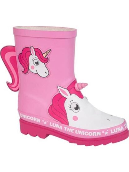 BOTA LLUVIA UNICORNIO ROSA VIVIS SHOES KIDS - Image 2