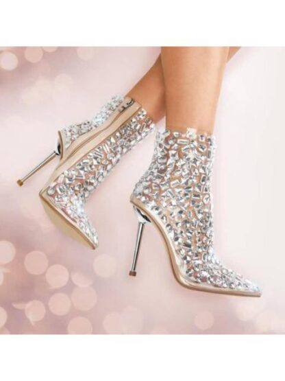 BOTA MICA CON PEDRERIA NEUTRAL THALIA SODI