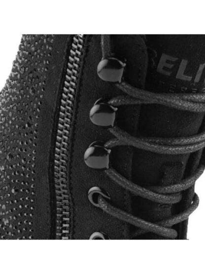 BOTA MILITAR CON PEDRERIA SUELA TRACK NEGRO BELINDA PEREGRIN - Image 5