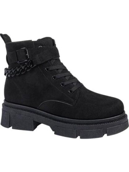 BOTA MILITAR CADENA SUELA TRACK NEGRO TIERRA BENDITA - Image 2
