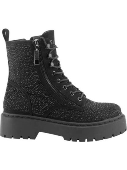 BOTA MILITAR CON PEDRERIA SUELA TRACK NEGRO BELINDA PEREGRIN