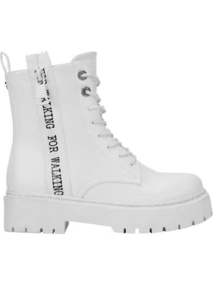 BOTA MILITAR FRASE LATERAL BLANCO BELINDA PEREGRIN