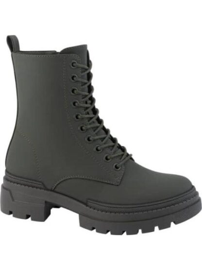 BOTA MILITAR NOBUCK SUELA TRACK VERDE OLIVO GOODYEAR - Image 2