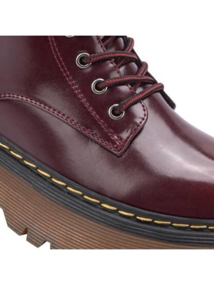 BOTA MILITAR PU CON PLATAFORMA VINO GOODYEAR - Image 6