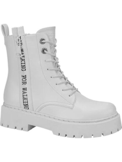 BOTA MILITAR FRASE LATERAL BLANCO BELINDA PEREGRIN - Image 2