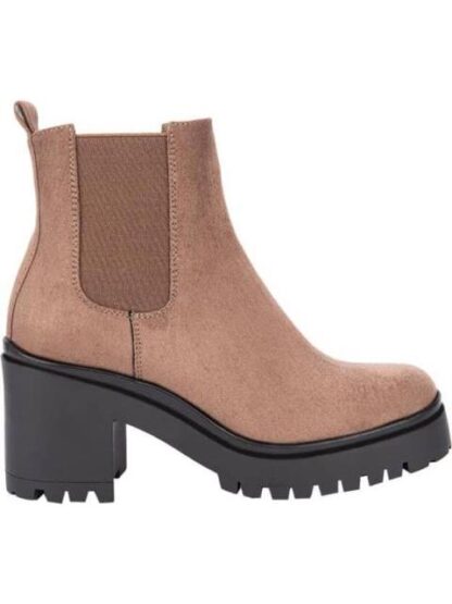 BOTA MOTO CHELSEA TACON MEDIO TAUPE GOODYEAR